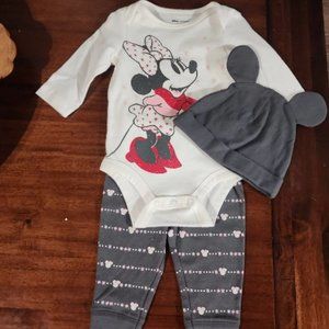 3-6M Minnie Mouse Outfit